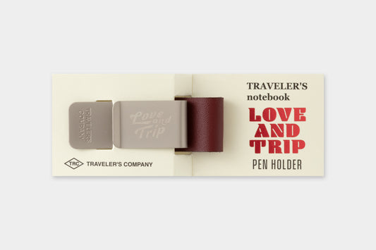 Traveler's Notebook Pen Holder: Love and Trip Limited Edition