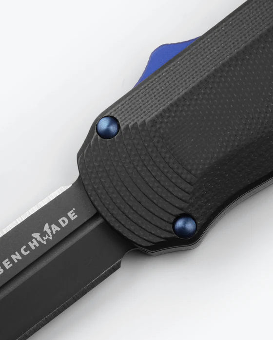 Benchmade Autocrat Black G10 Out the Front Knife