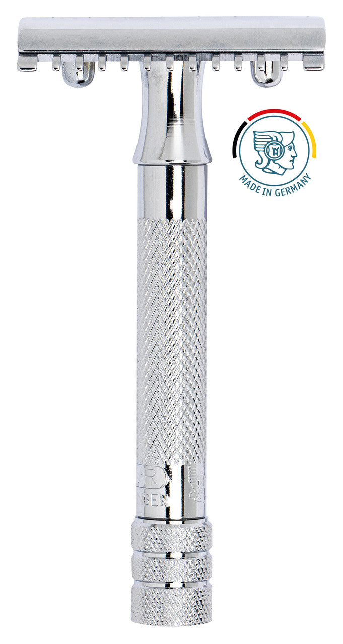Merkur Solingen Double Edge Safety Razor 15C Open Comb Guard