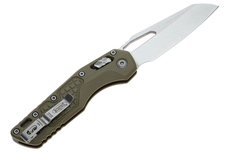 MSI S/E  Frag G10 OD Green "Lawnman" Stonewash Folding Knife
