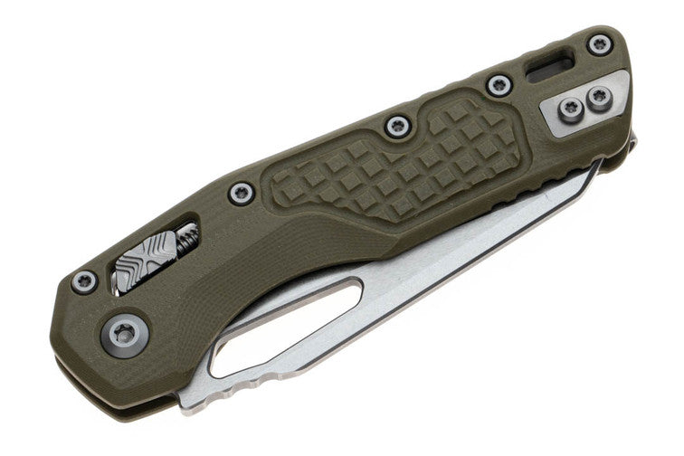 MSI S/E  Frag G10 OD Green "Lawnman" Stonewash Folding Knife