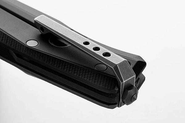 Lionsteel Myto Black Handle & Blade Folding Knife