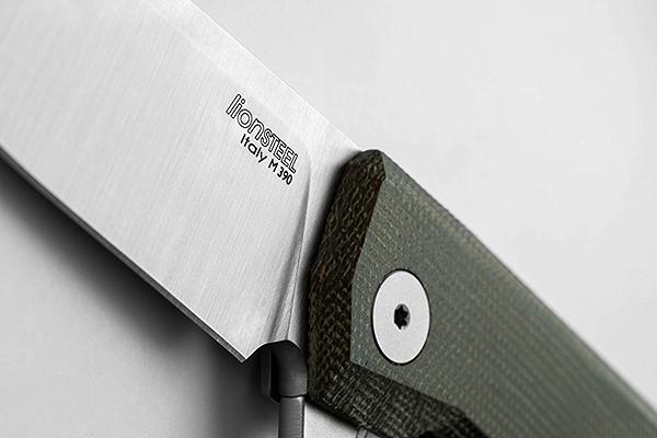 Lionsteel Myto Green Canvas Folding Knife