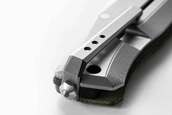 Lionsteel Myto Green Canvas Folding Knife
