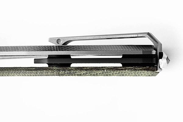 Lionsteel Myto Green Canvas Folding Knife