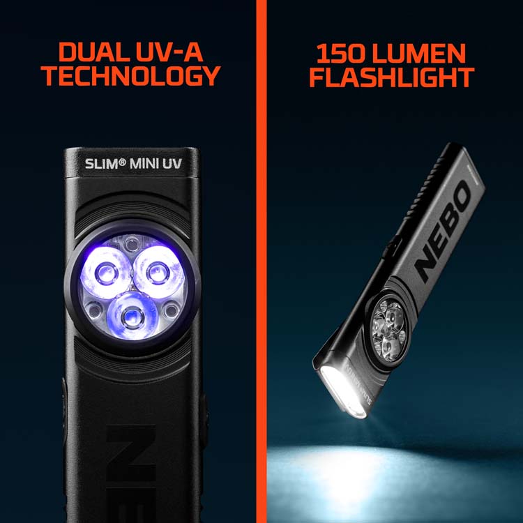 counterfeit nebo flashlight Nebo Slim Mini UV 2-in-1 UV Light & Flashlight – Penchetta