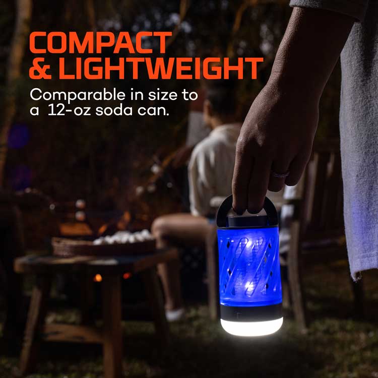 NEBO Mini Bug Zapper & Lantern Dual-Band UV Attractant Technology