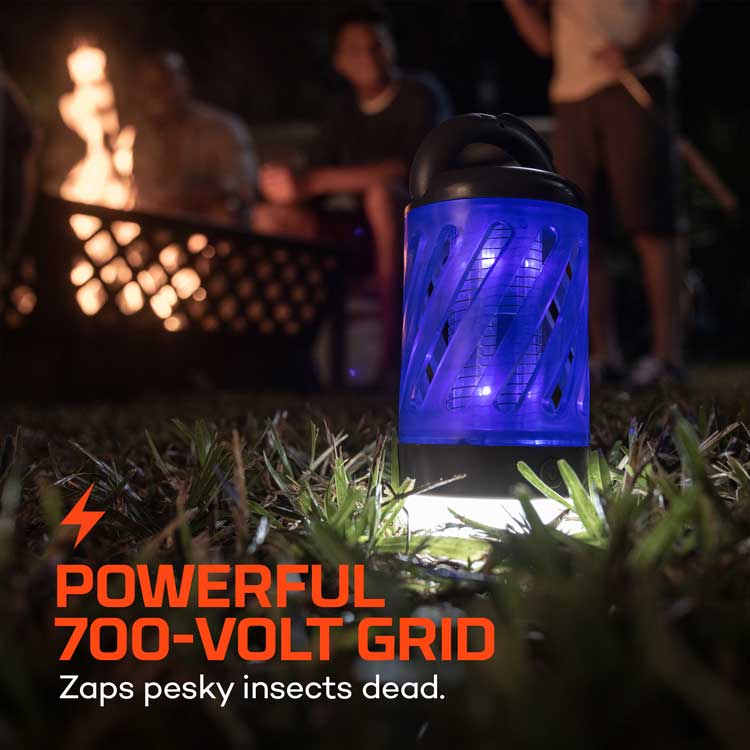 NEBO Mini Bug Zapper & Lantern Dual-Band UV Attractant Technology