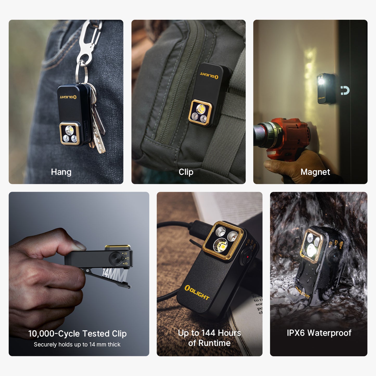 Olight Oclip Pro S Multifunctional EDC Clip Flashlight