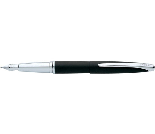 AT Cross ATX Basalt Black Fountain Pen Medium Nib