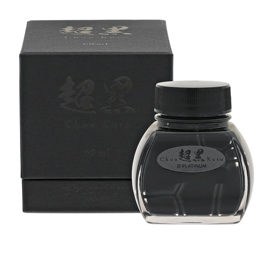 Platinum Chou Kuro Black Bottled Ink 60mL