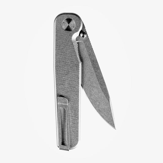 Tactile Knife Co. Topographical Rockwall Thumbstud Liner Lock Folding Knife