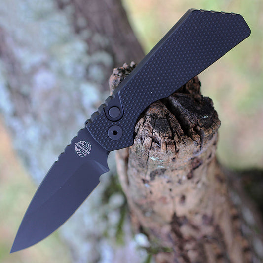 Protech Strider PT+ Auto Folding Knife Magnacut Textured Handle