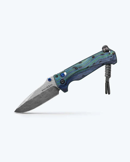 Benchmade Mini Adira G-Carta Drop Point Axis Lock Folding Knife