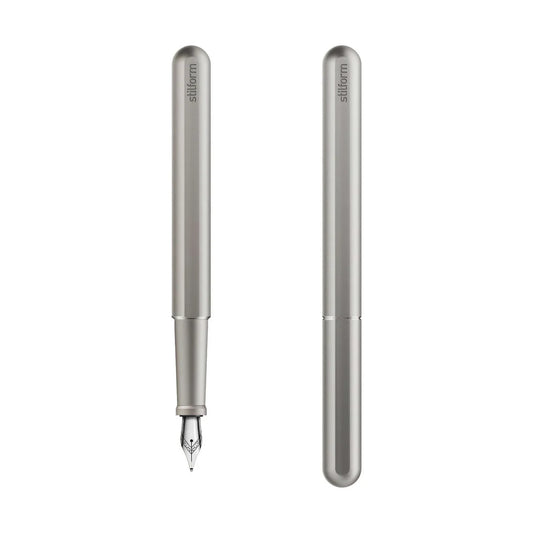 Stilform Titanium INK Fountain Pen Titanium Medium Nib