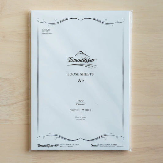 Tomoe river A5 Loose Sheets White Paper 52g/m2