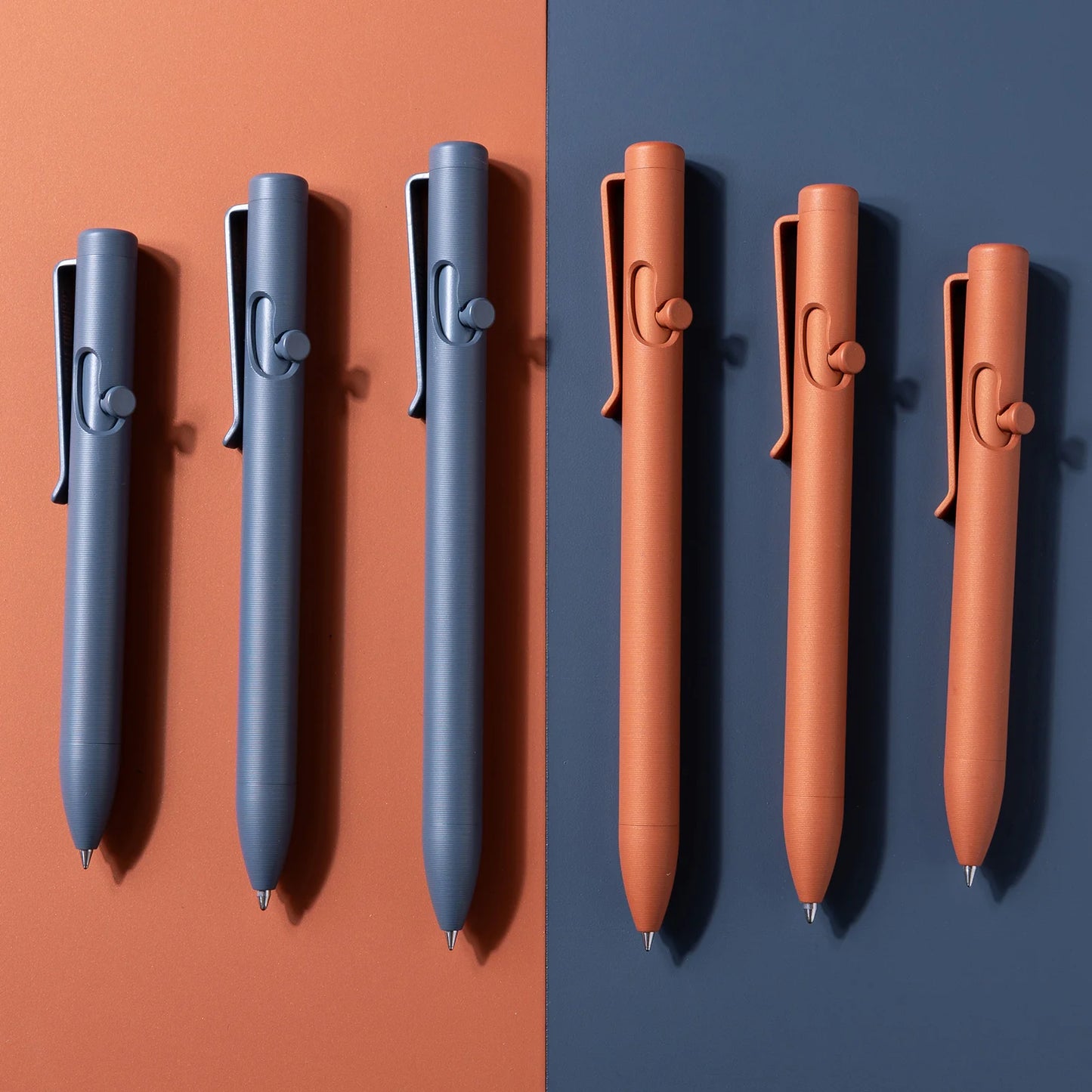 Tactile Turn Tonal Slate Bolt Action Short Ballpoint Pen