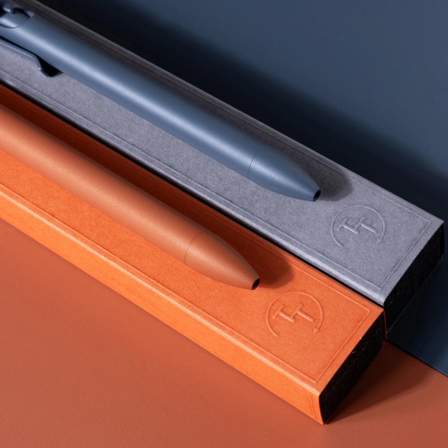 Tactile Turn Tonal Slate Bolt Action Short Ballpoint Pen