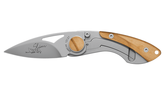 Viper Slim Olive Wood Handle Folding Knife