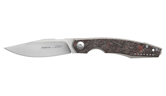 Viper Belone Titanium with Fat Carbon Fiber/Red Inlay