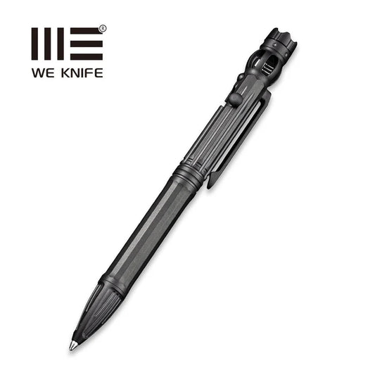 We Knife Baculus Titanium Plain Bolt Action Ballpoint Pen